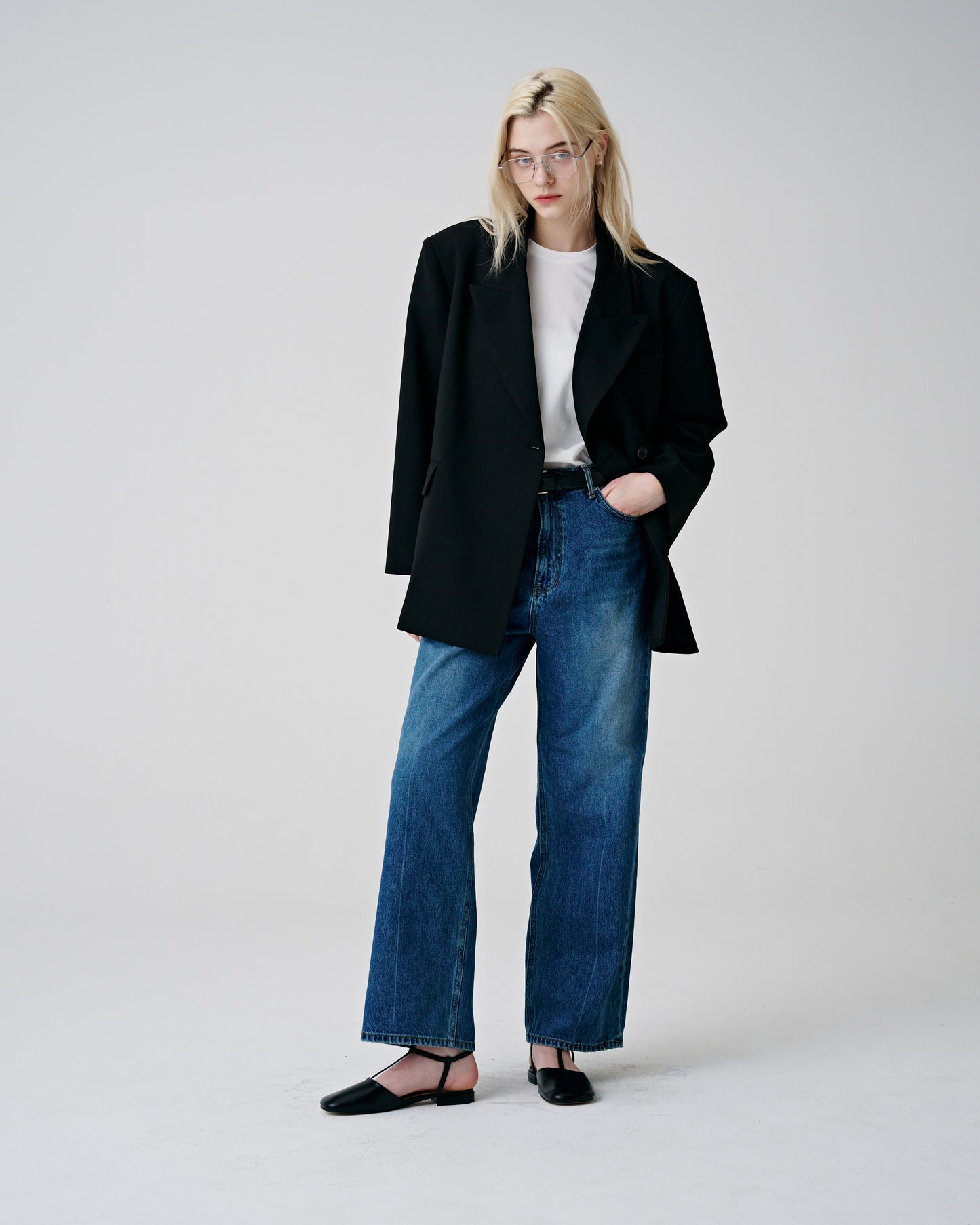 Set-up Oversize Blazer (Black)