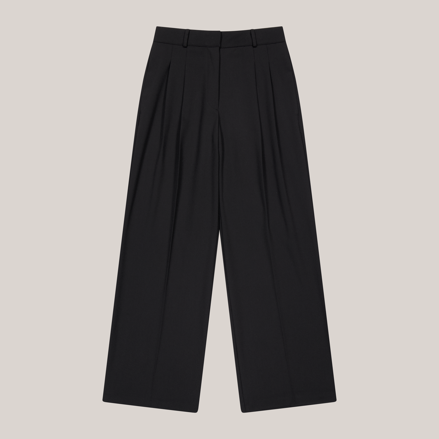 Set-up Tuck Pants (Navy/Black)