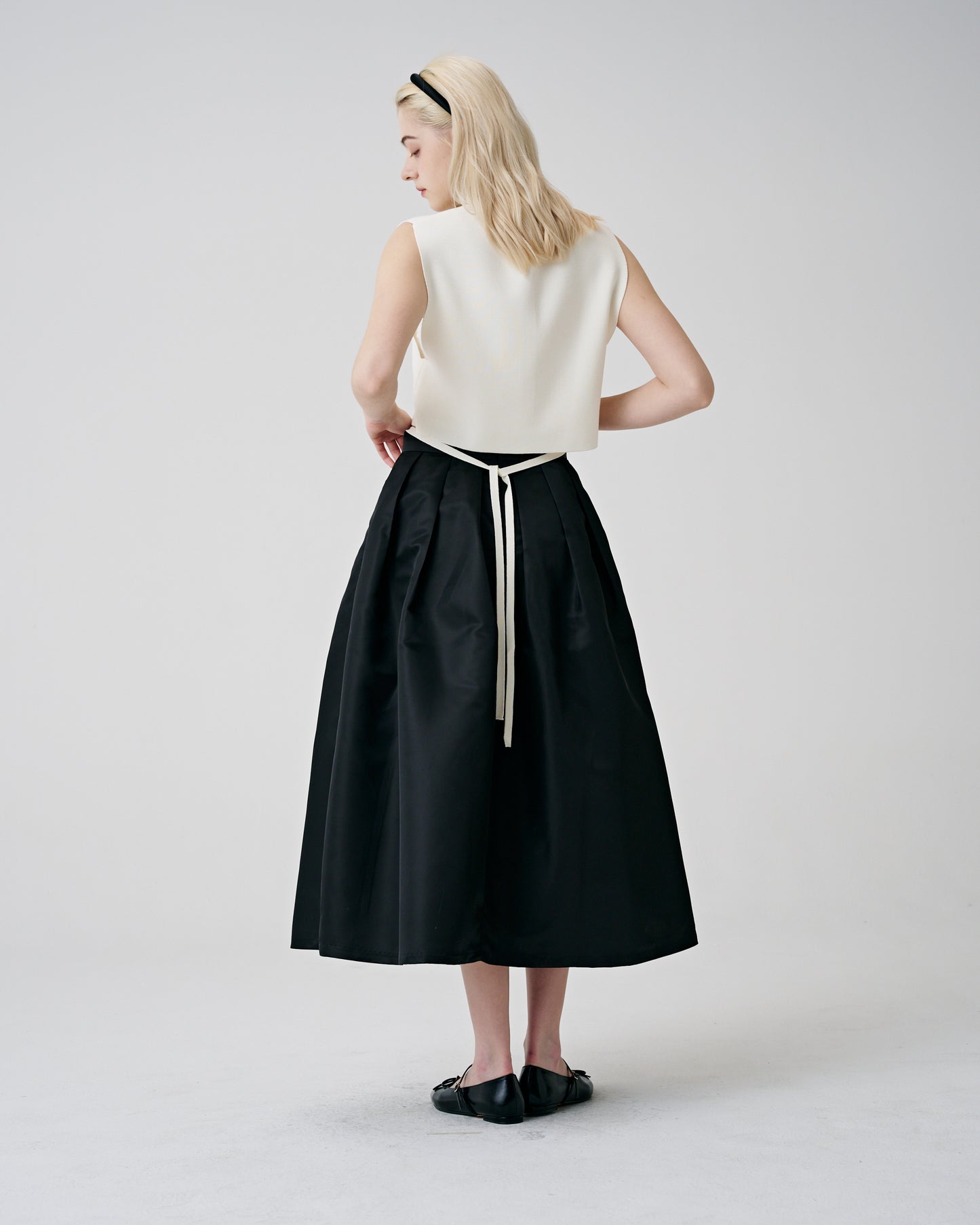 Paneled Maxi Skirt