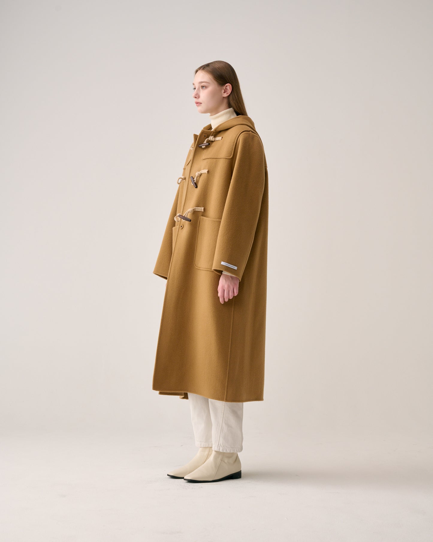 Duffle Long Coat w/Hoodie