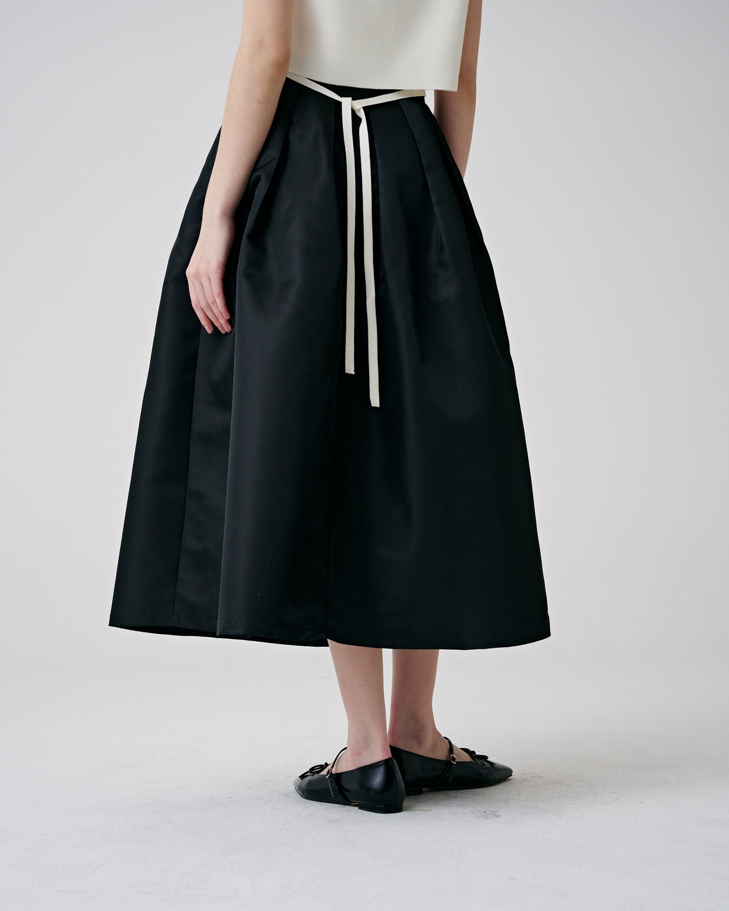 Paneled Maxi Skirt