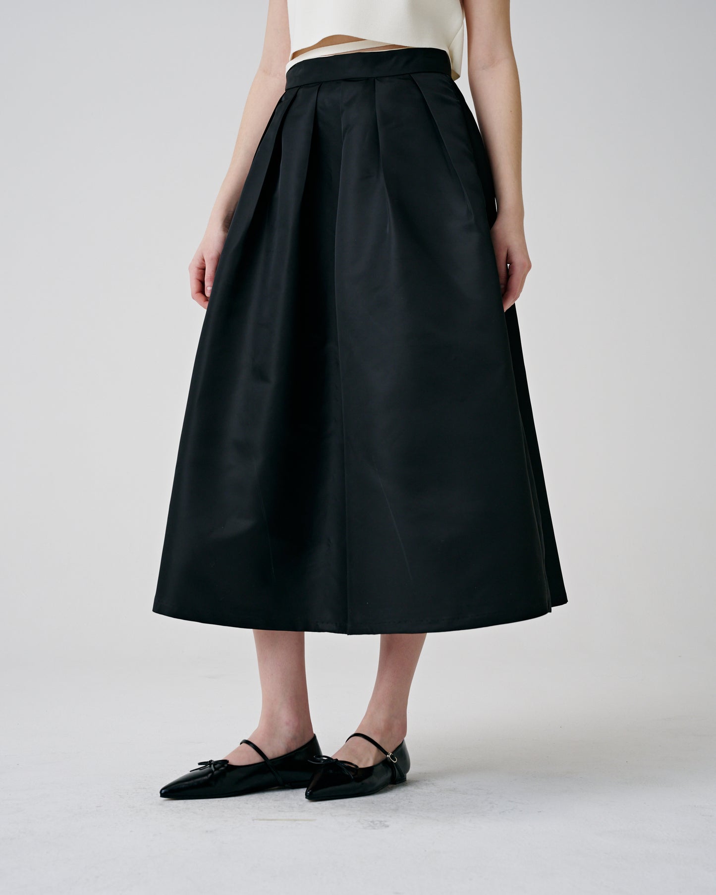 Paneled Maxi Skirt