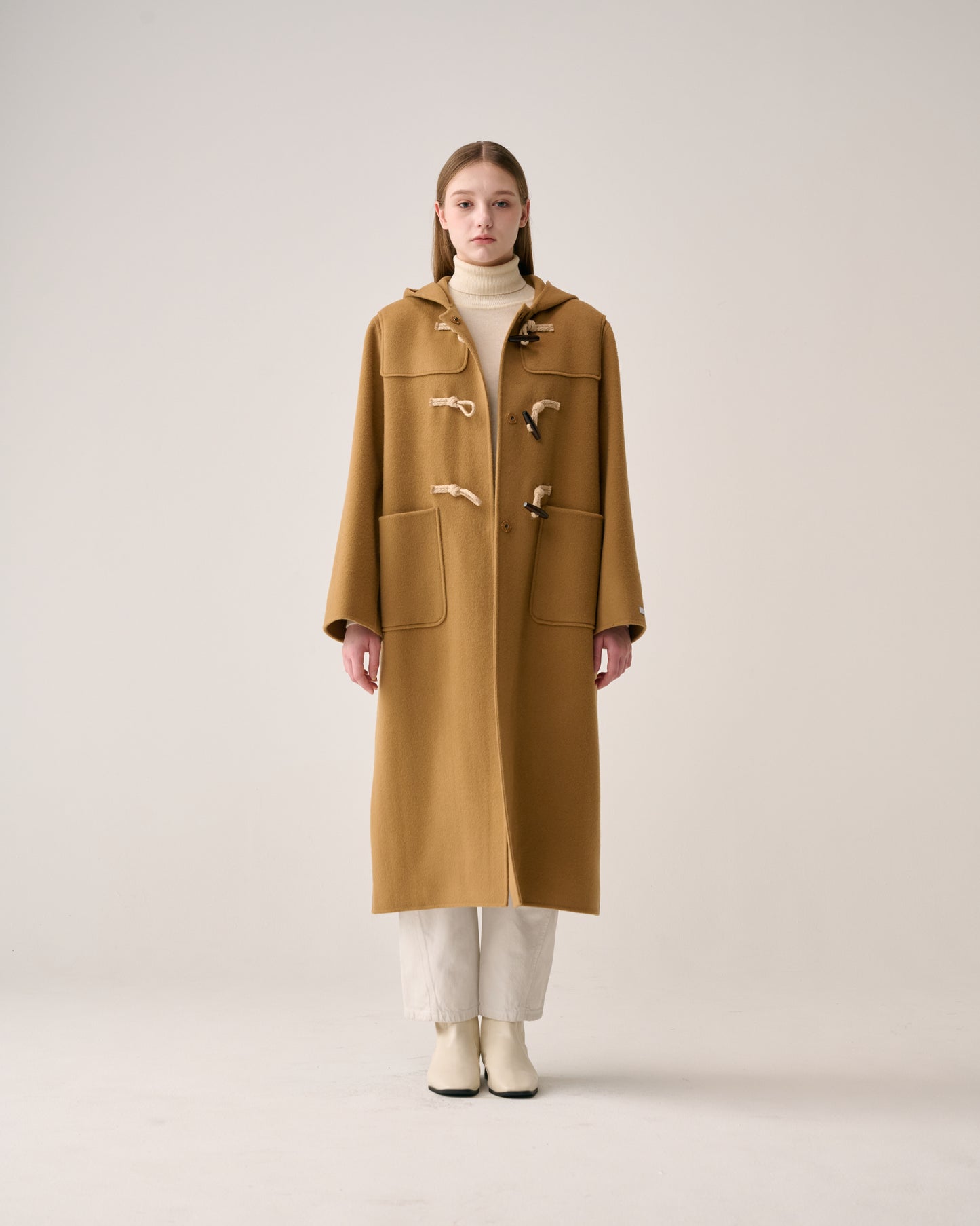 Duffle Long Coat w/Hoodie