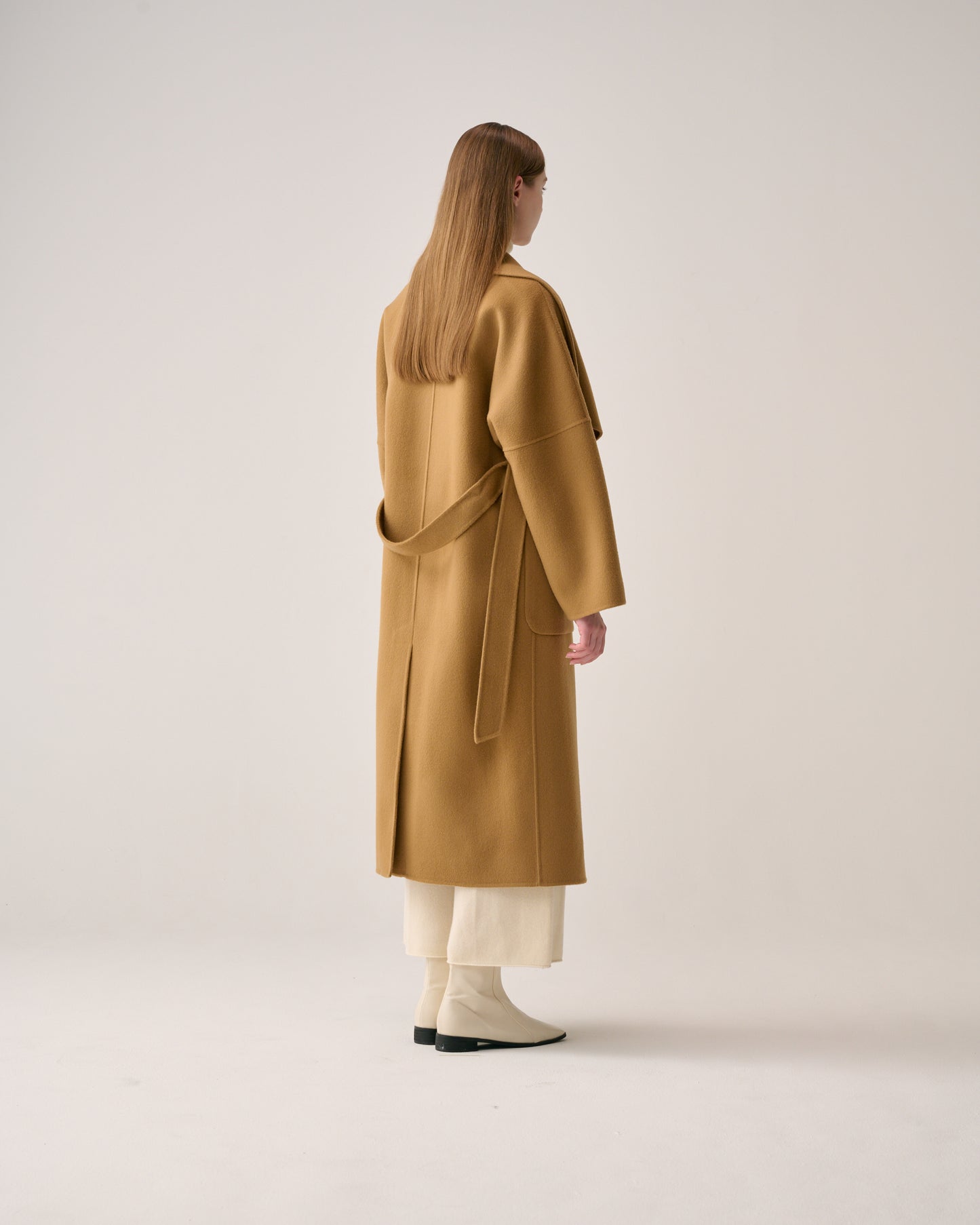 Shawl Collar Long Coat