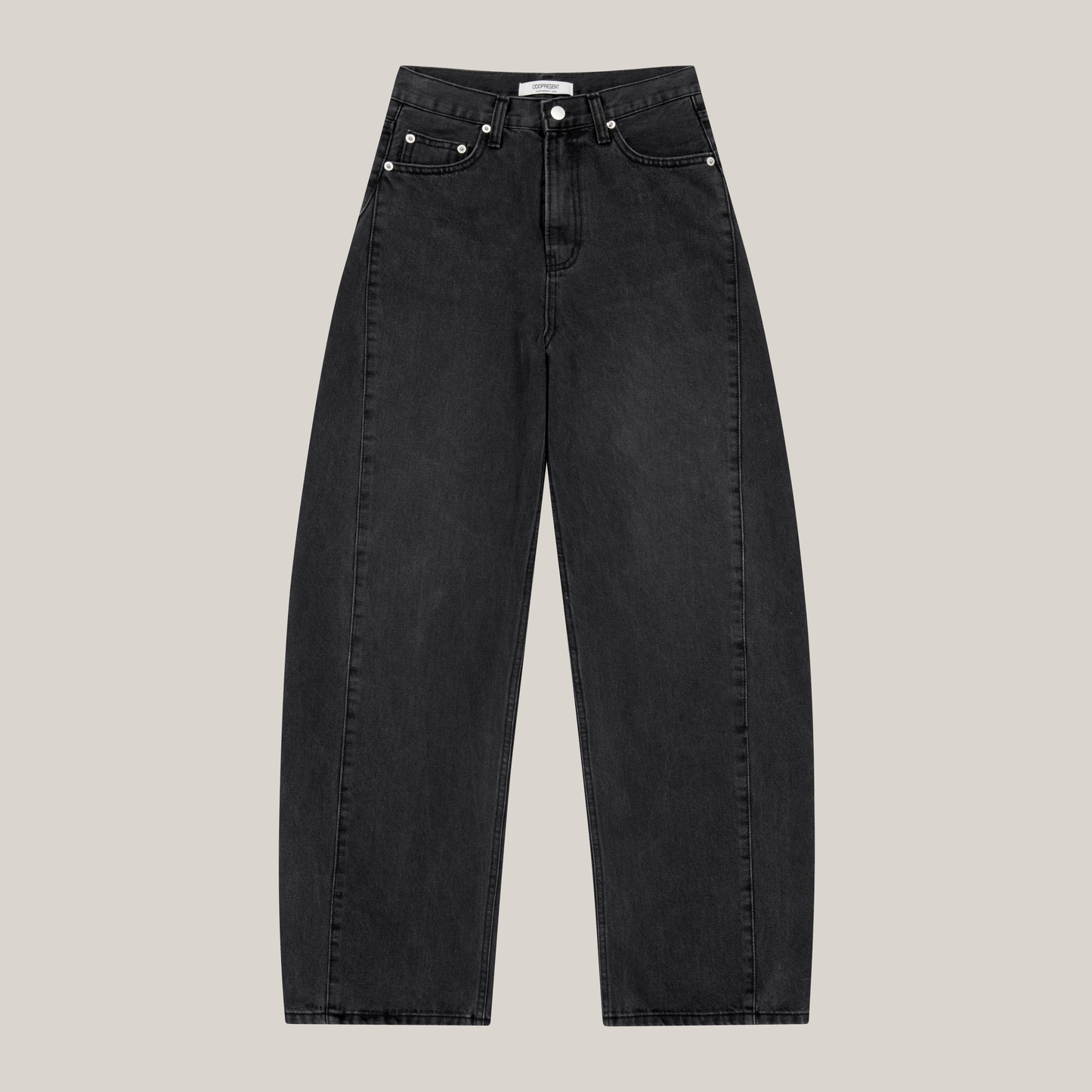 Odd Cut Wide Denim (Dust Black)