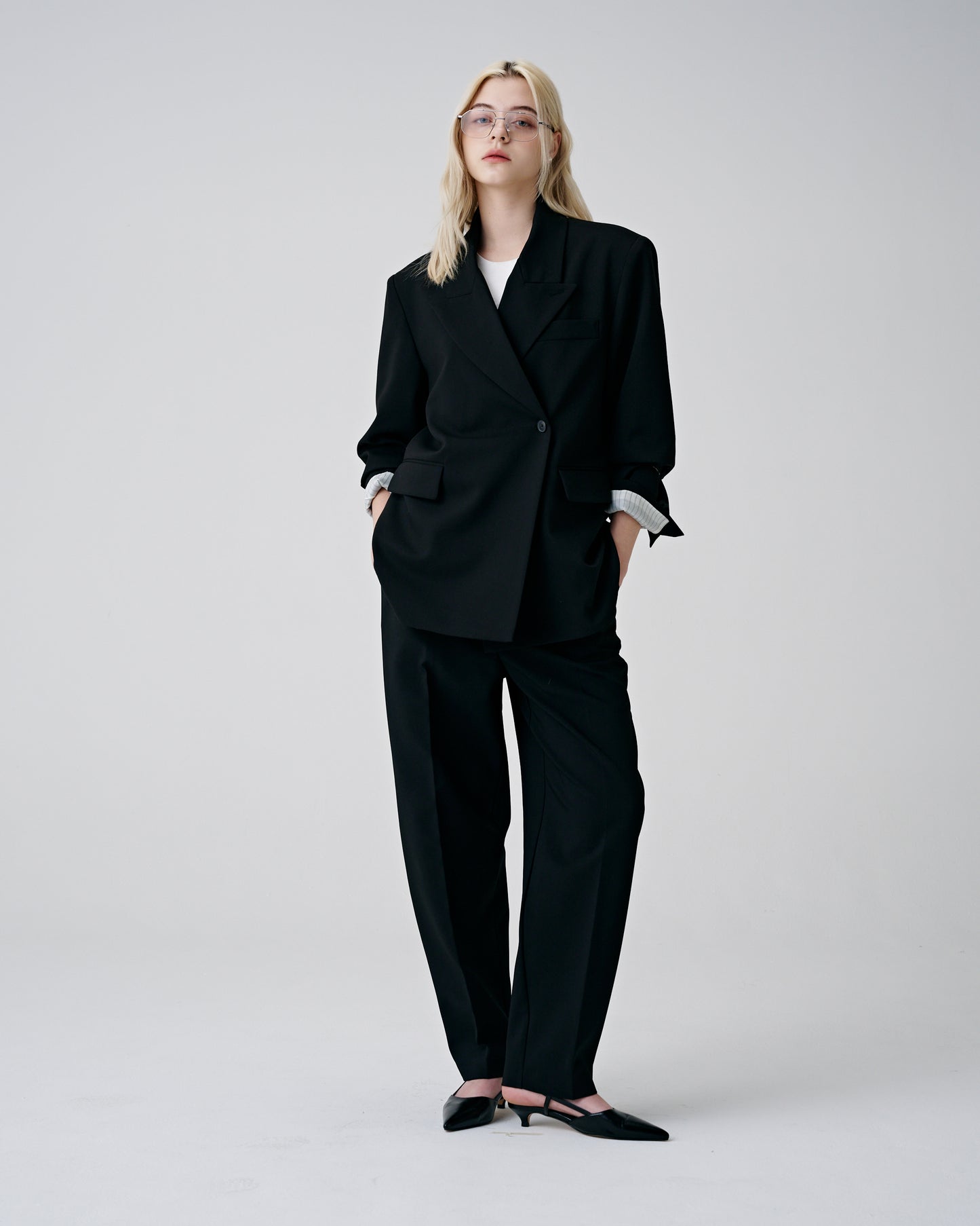 Set-up Oversize Blazer (Black)