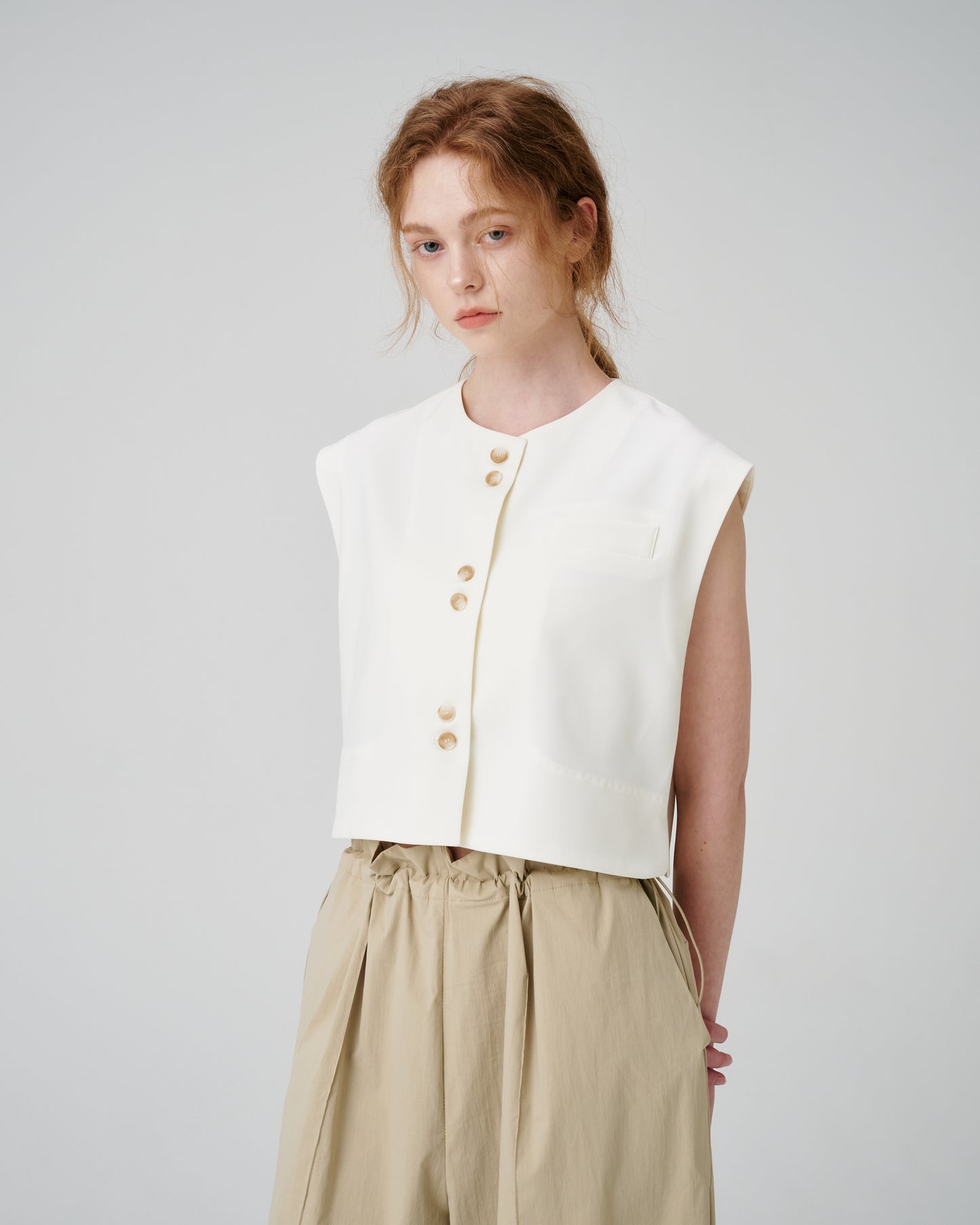 La Même Button Vest