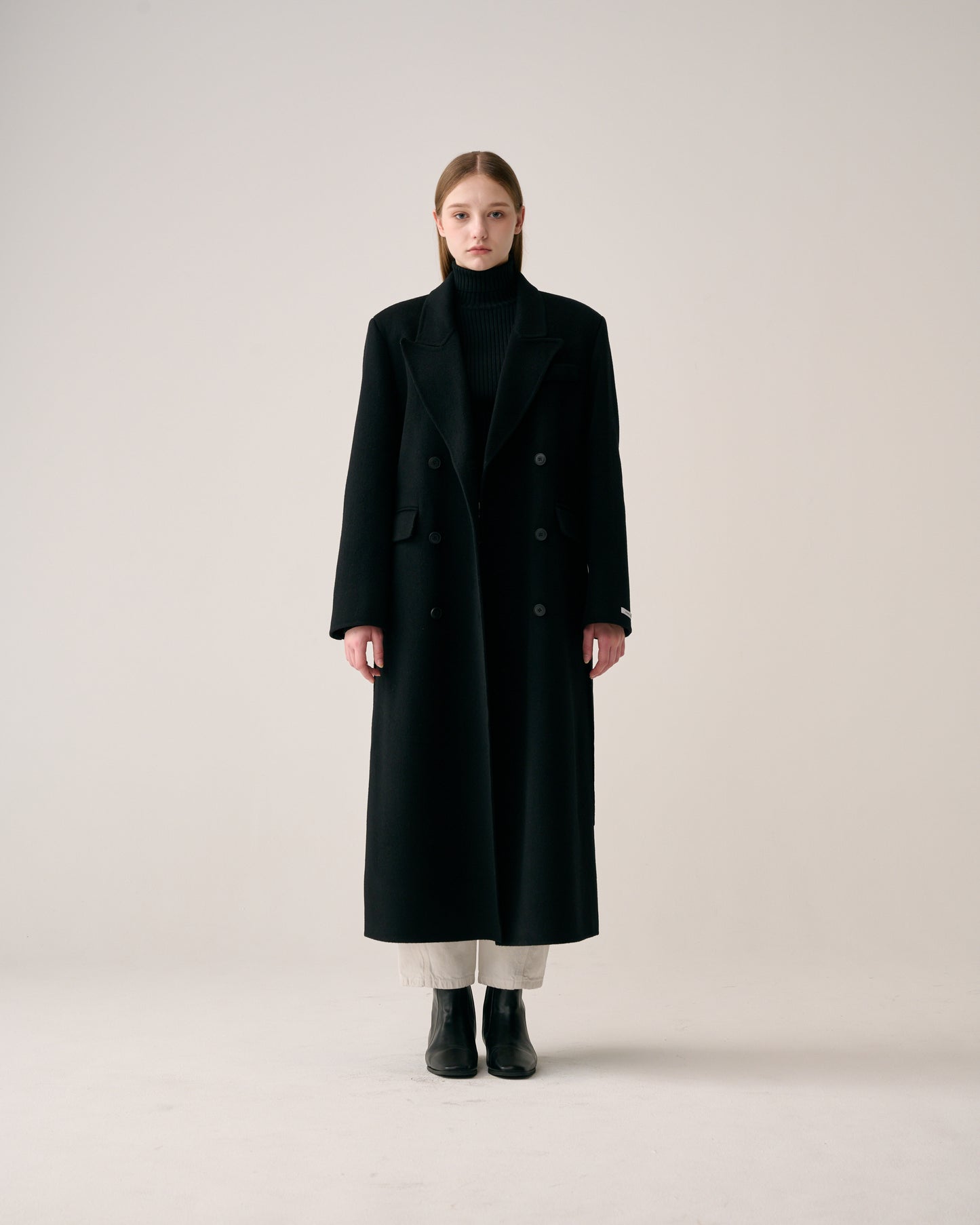 Double Button Long Coat