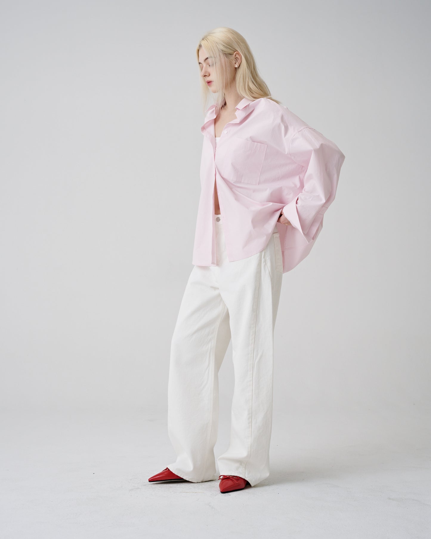 Oversize Shirts (Blush Pink)