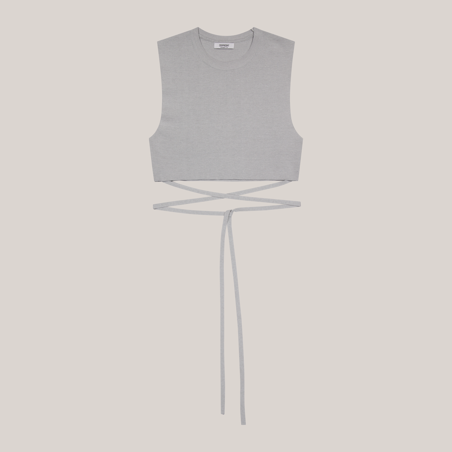 Odd String Knit Vest (Ivory)