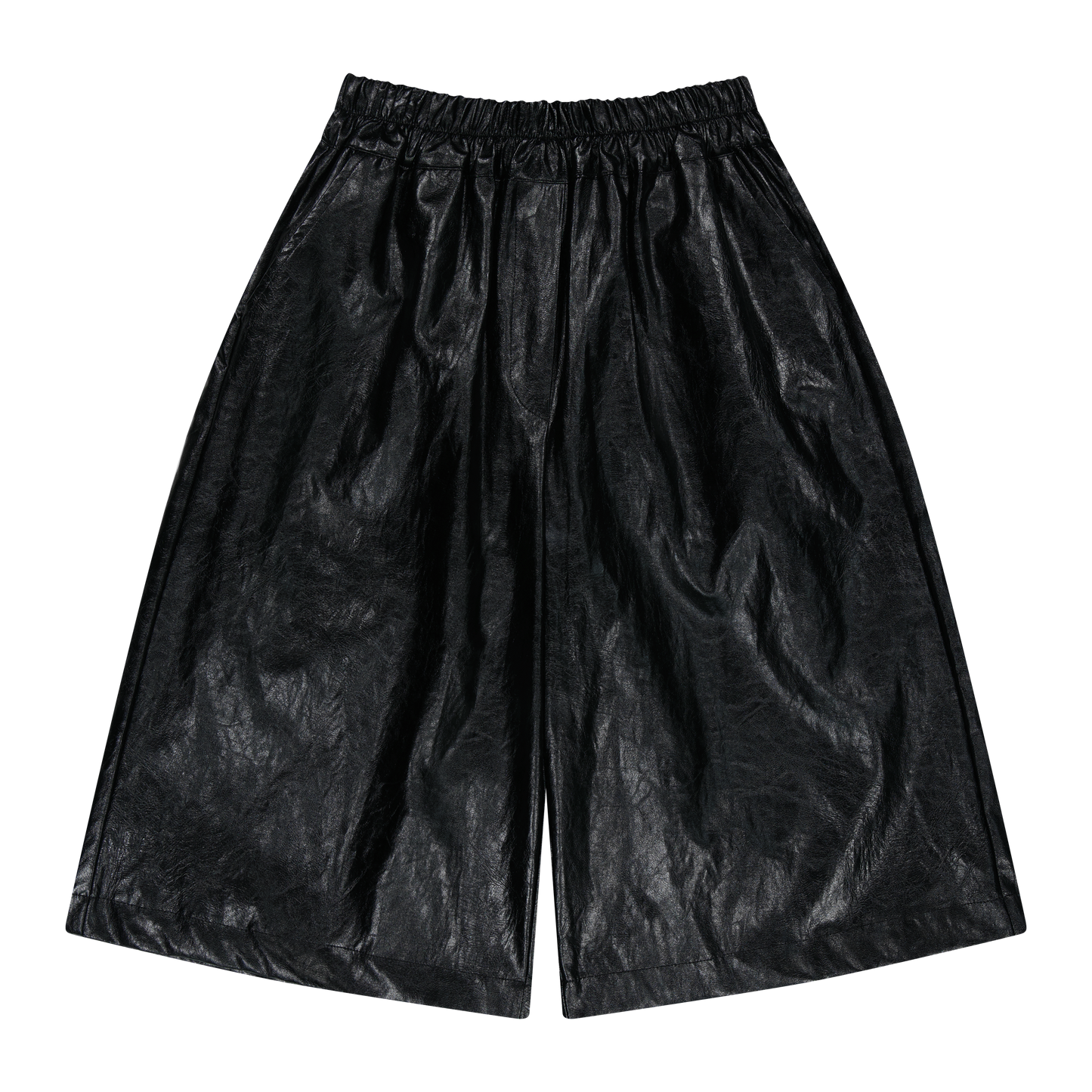 Vegan Leather Culotte Pants