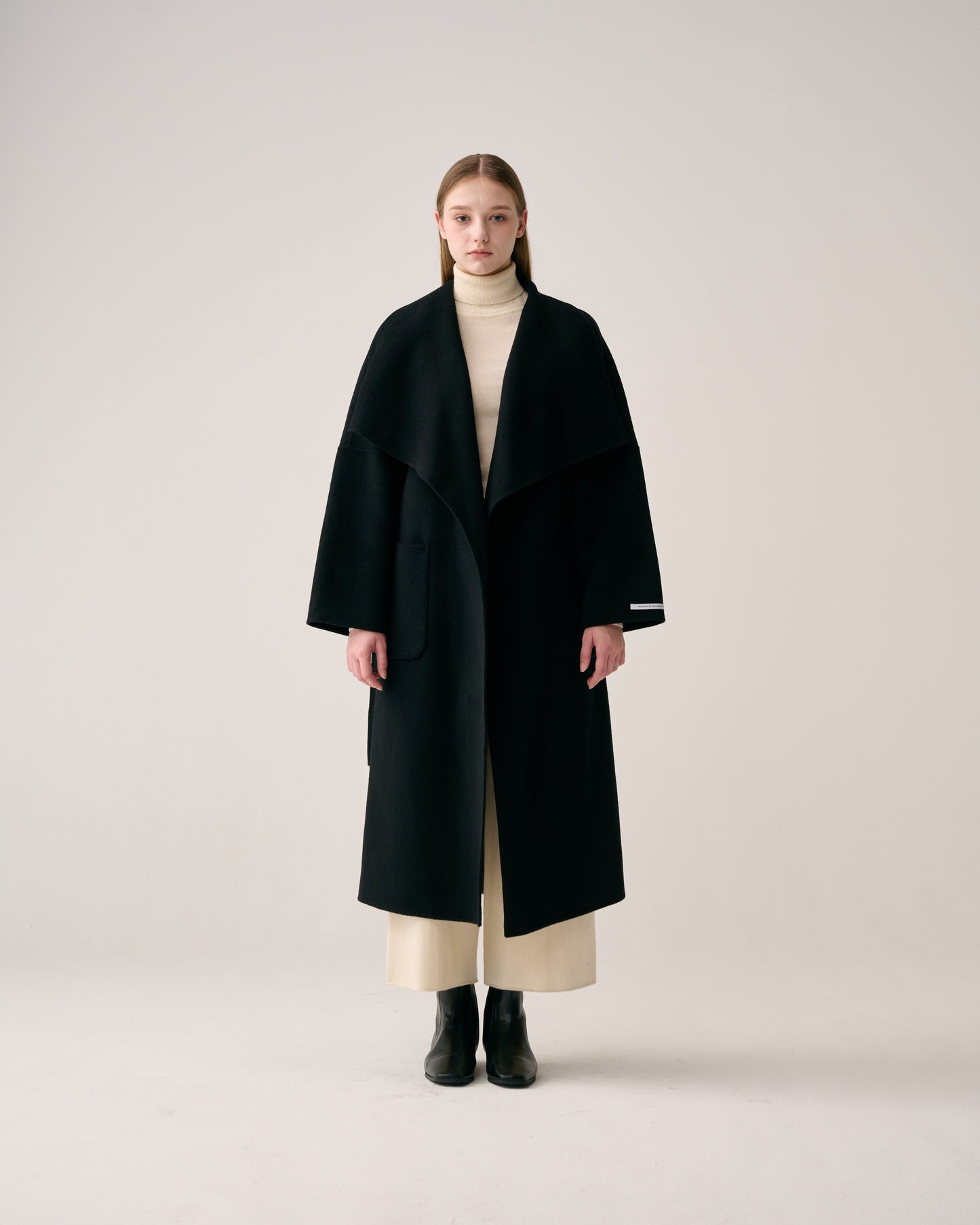 Shawl Collar Long Coat