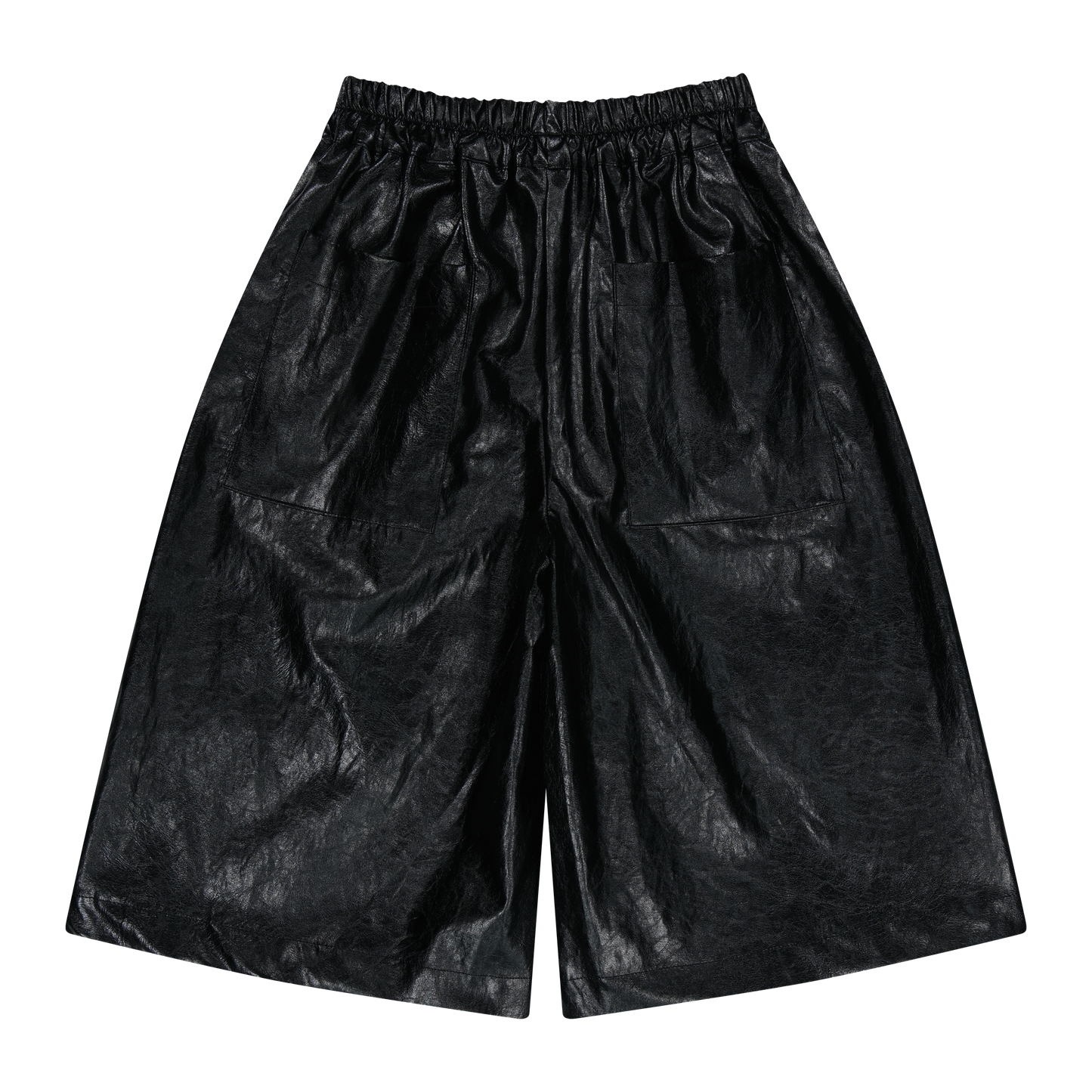 Vegan Leather Culotte Pants