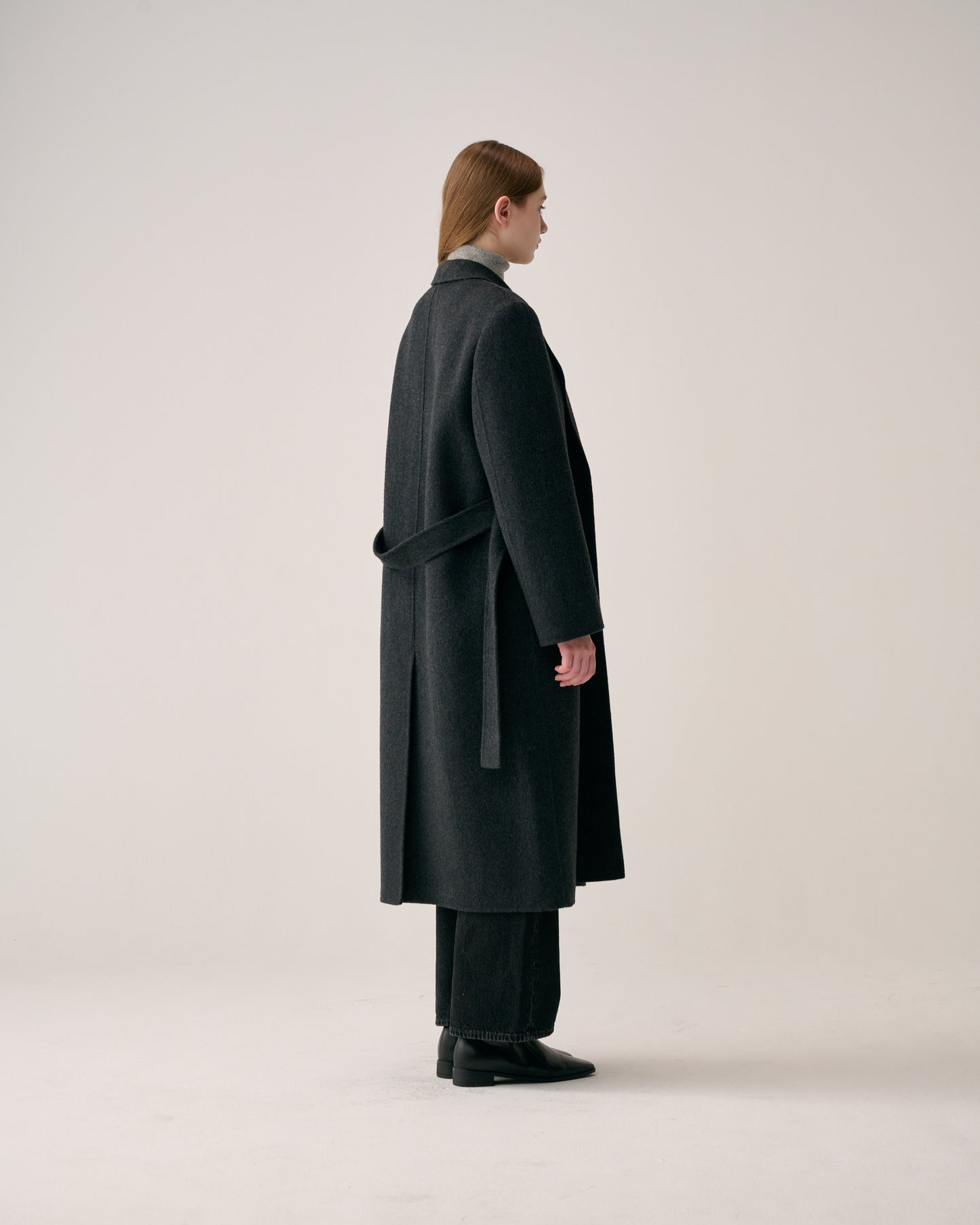 Front Pocket Long Coat