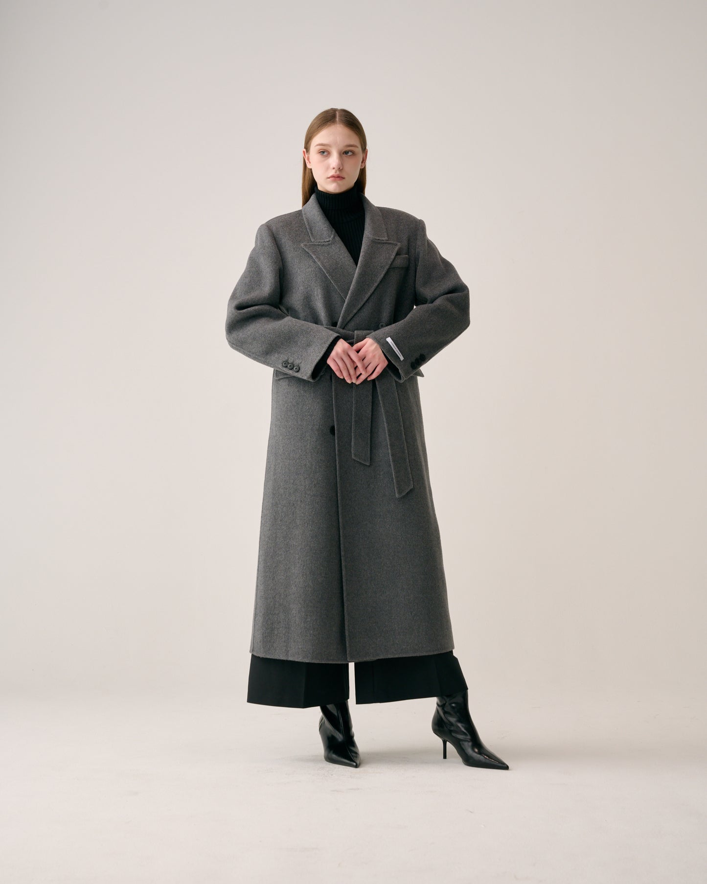 Double Button Long Coat