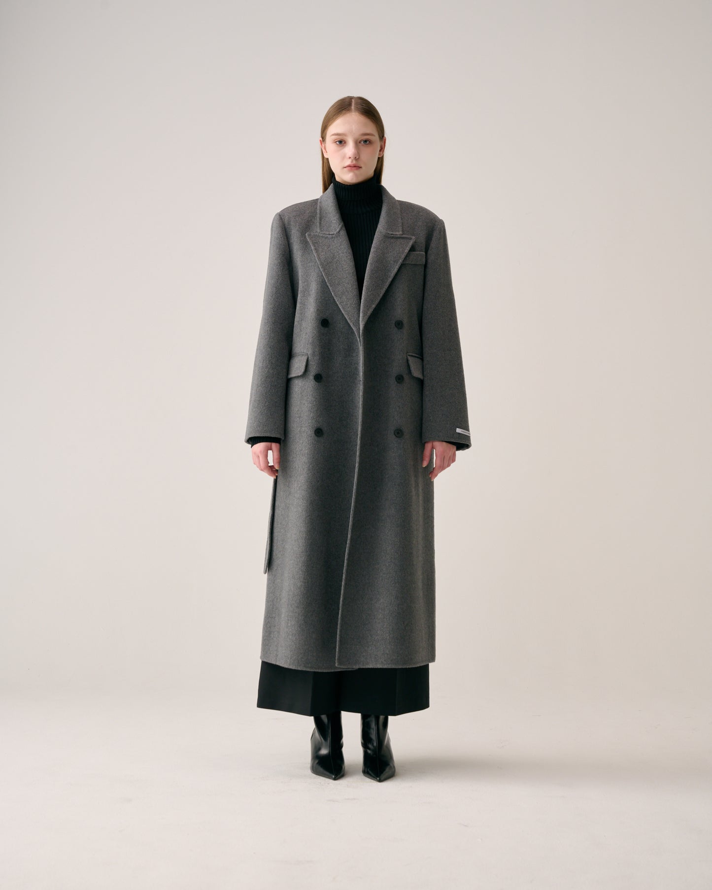 Double Button Long Coat