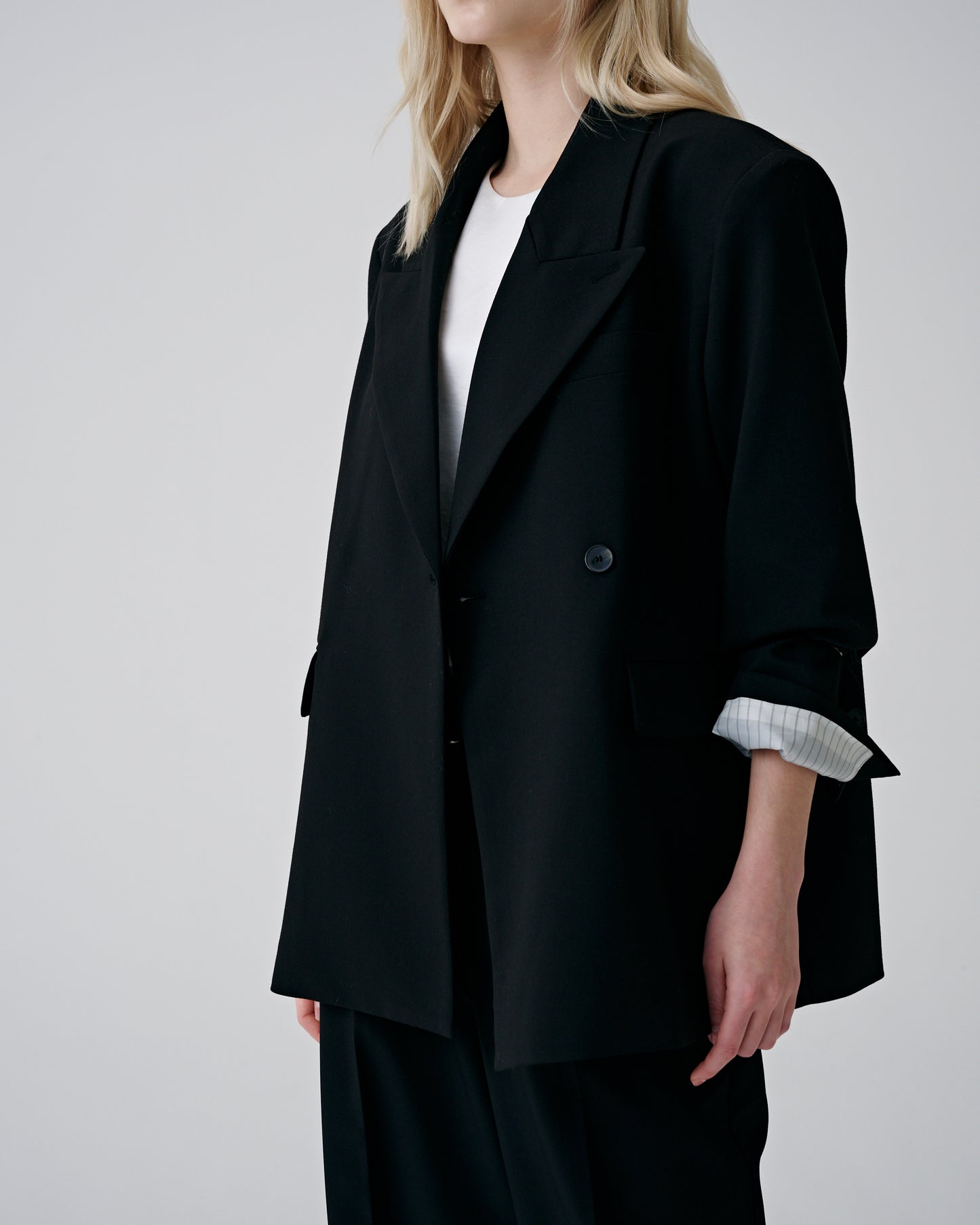 Set-up Oversize Blazer (Black)