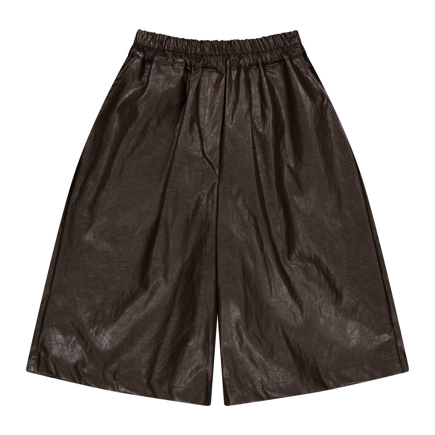 Vegan Leather Culotte Pants