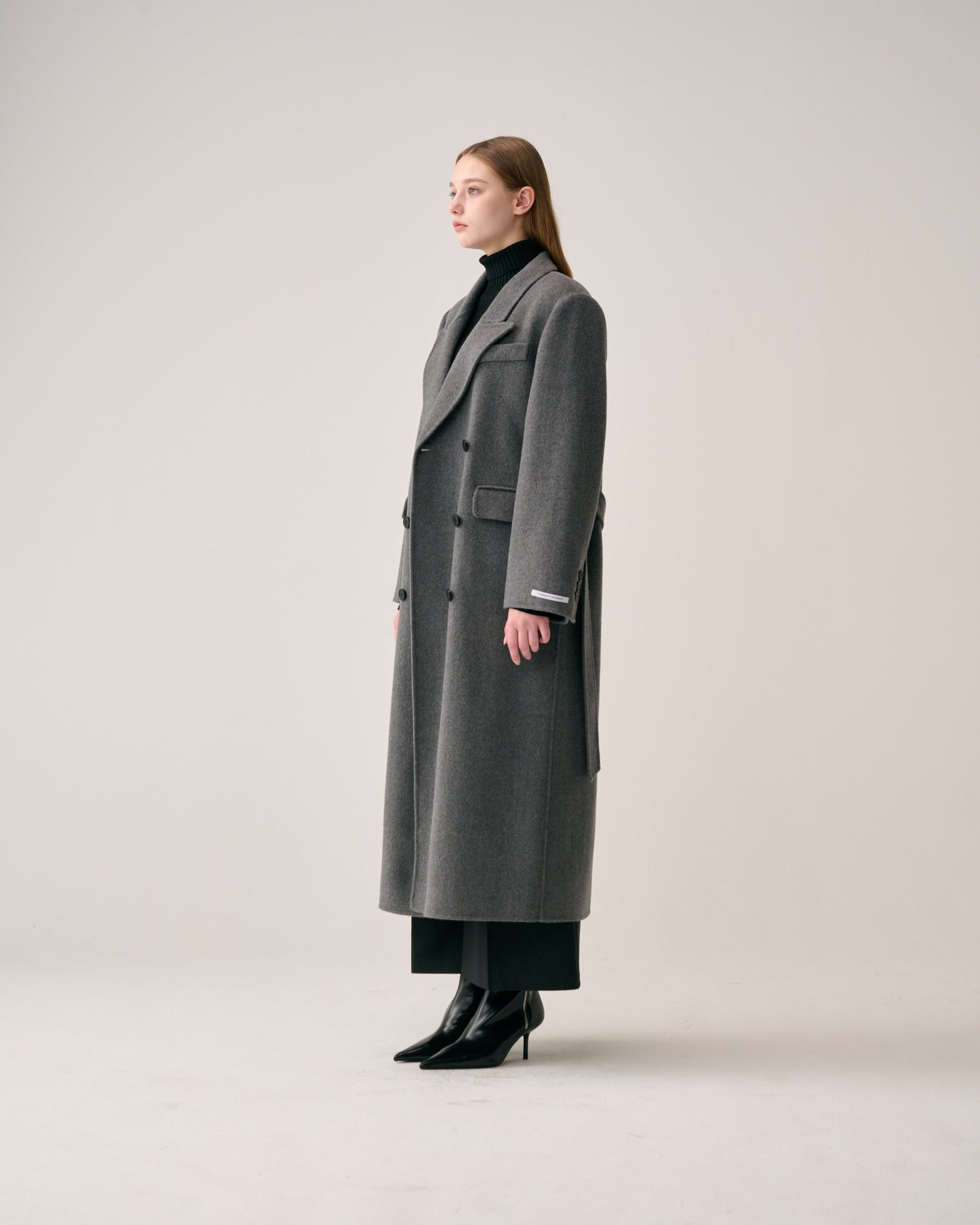 Double Button Long Coat