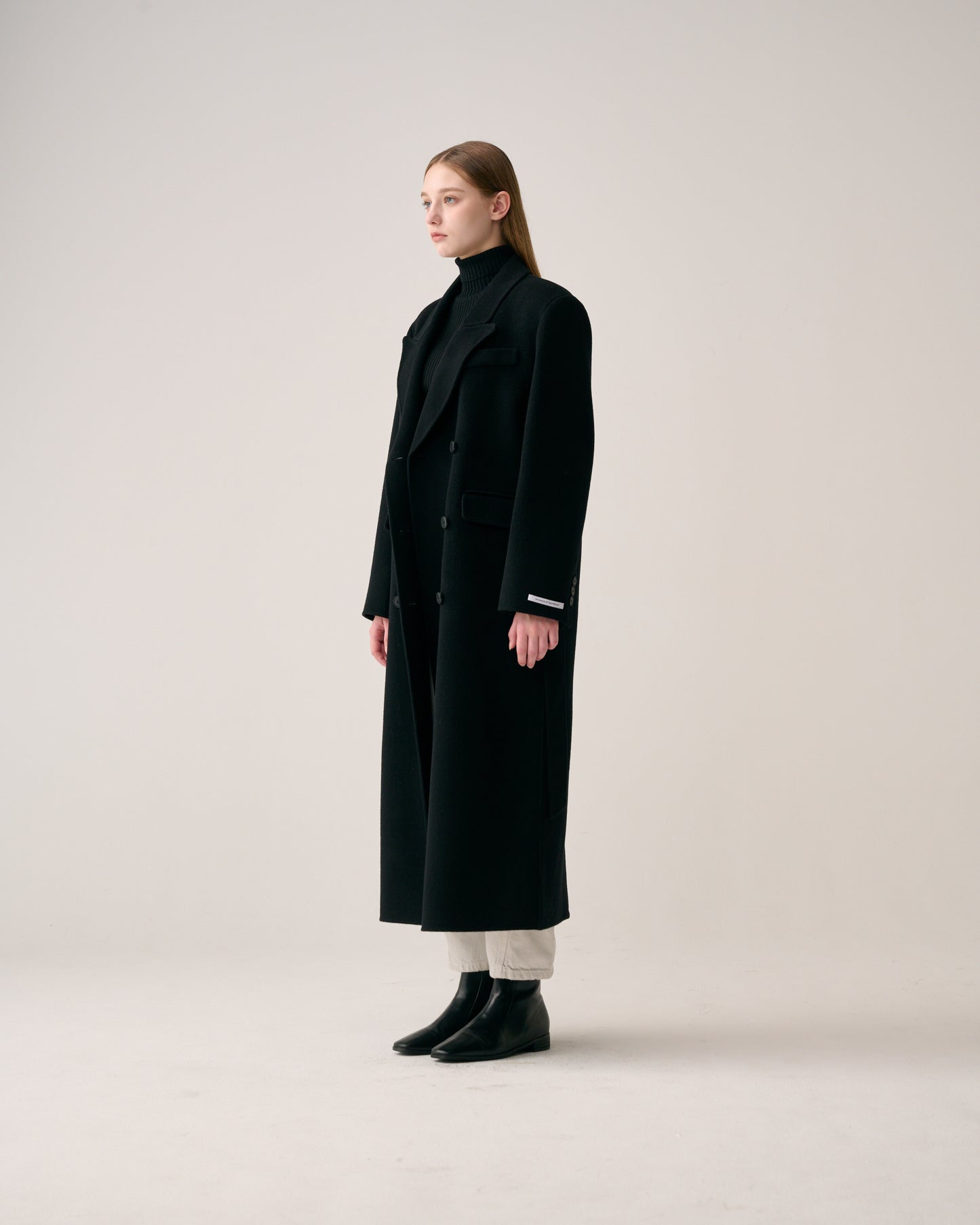 Double Button Long Coat