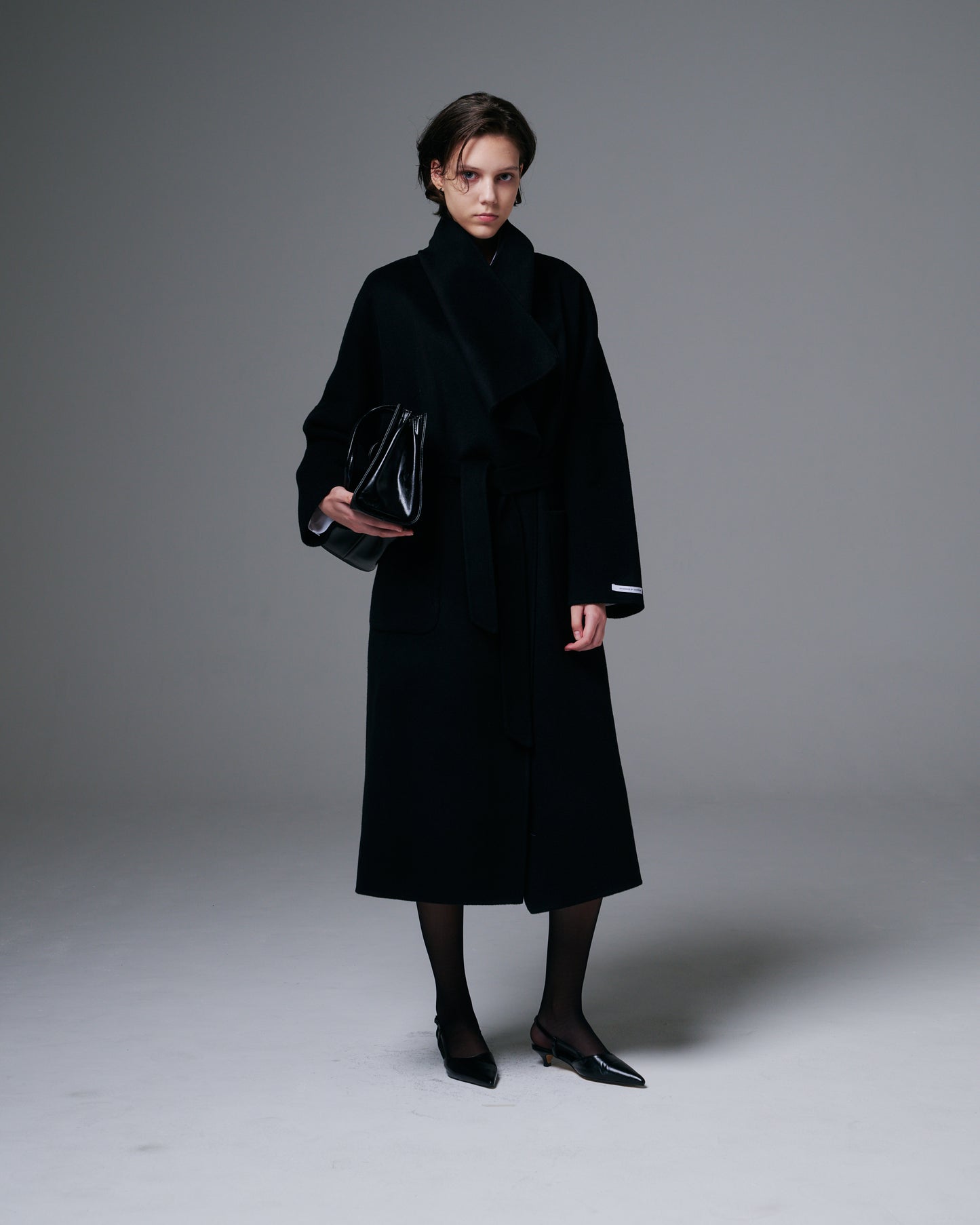 Shawl Collar Long Coat