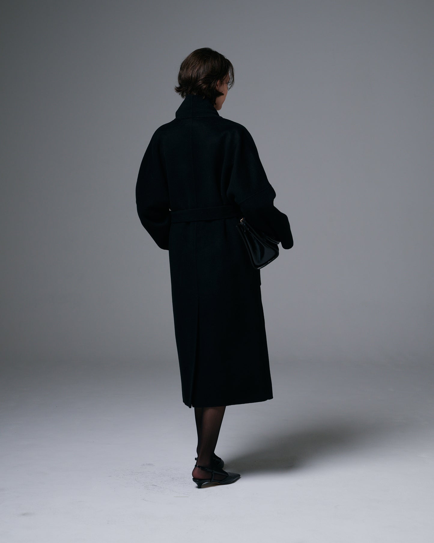 Shawl Collar Long Coat