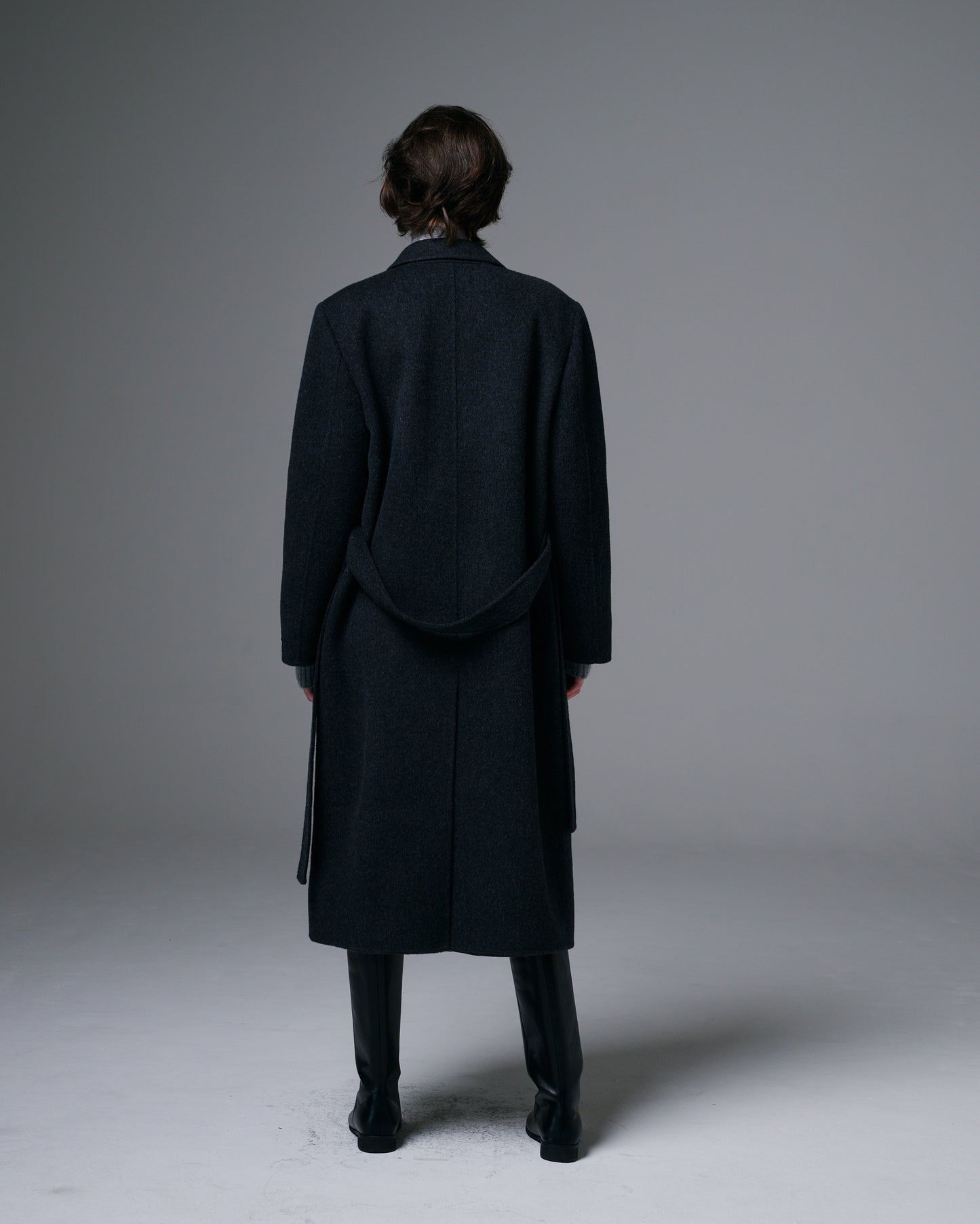 Buttonless Long Coat