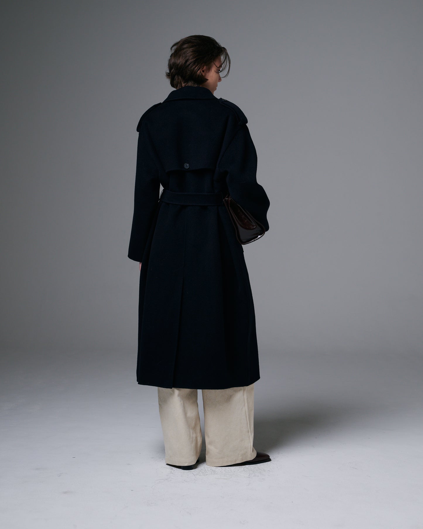 French Epaulette Long Coat