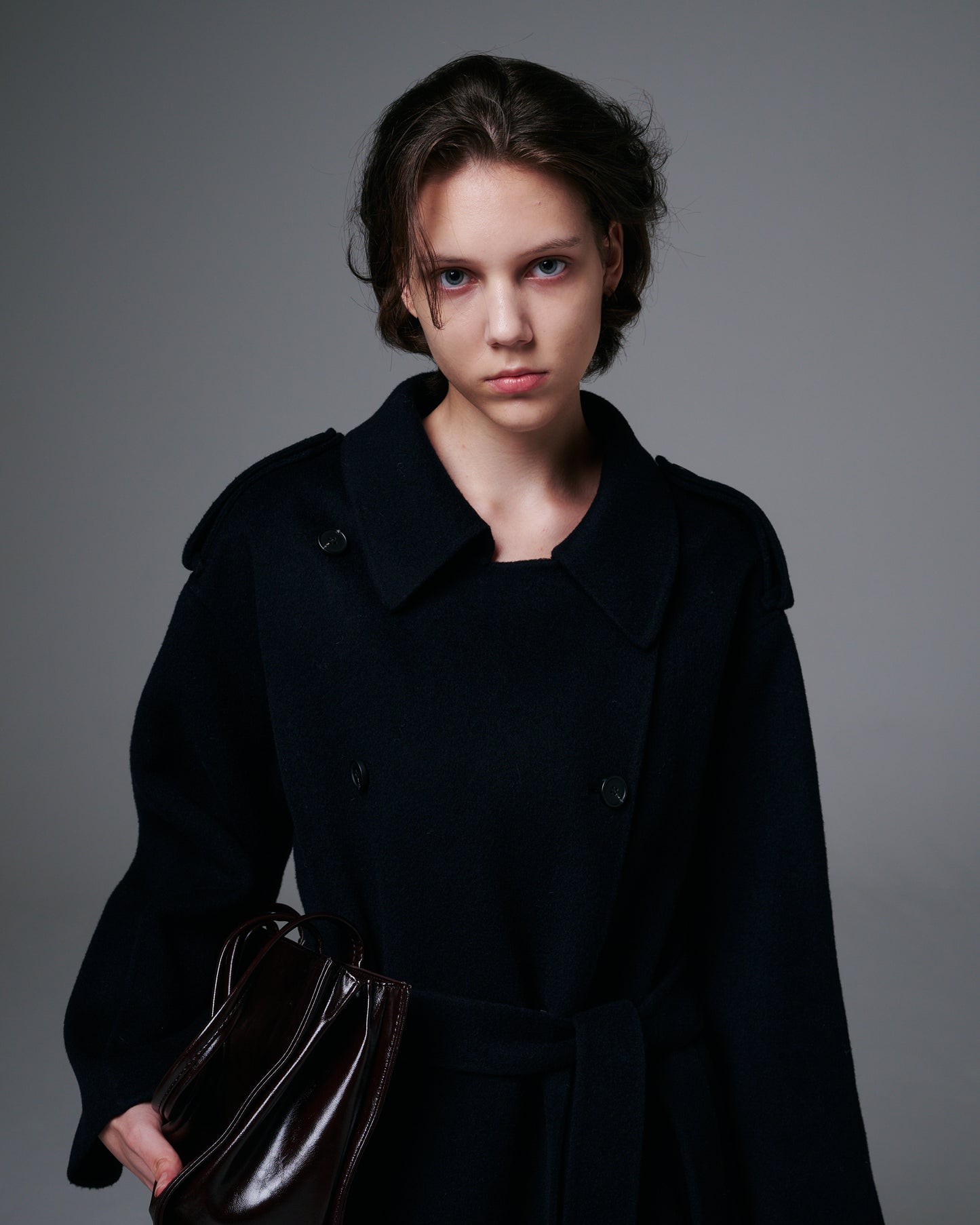 French Epaulette Long Coat